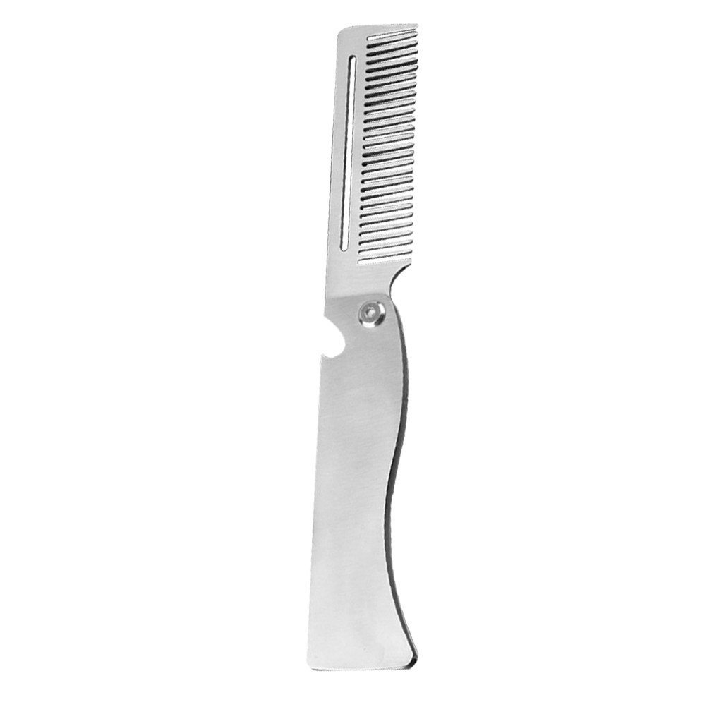Men'S Grooming Hair - Opvouwbare baardkam met fijne tanden voor