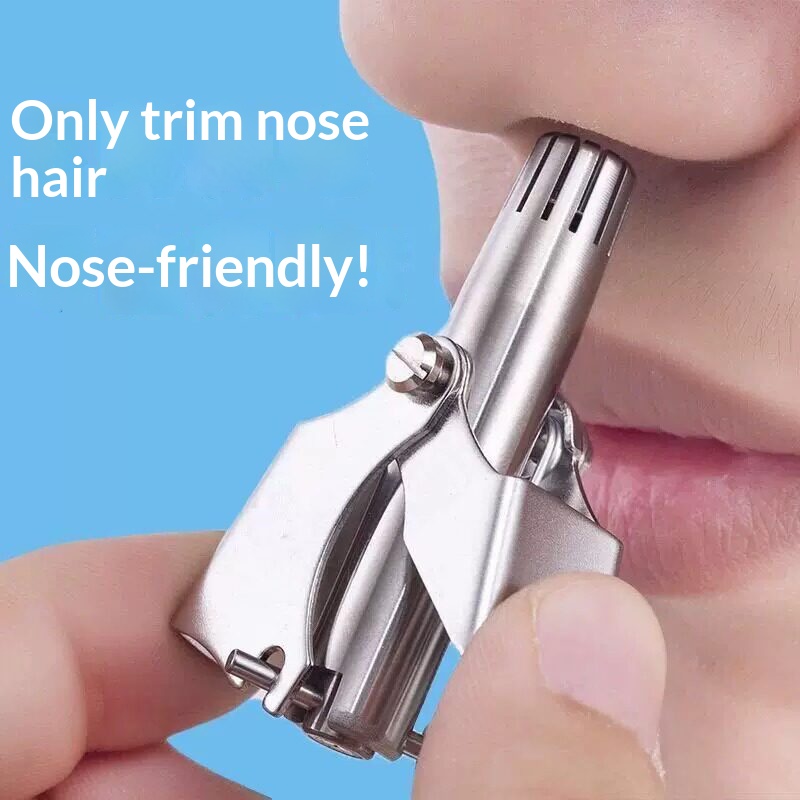 Men'S Grooming Nose Hair Trimmer - 1/2 STUKS Handmatige Neus- en Oorhaartrimmer