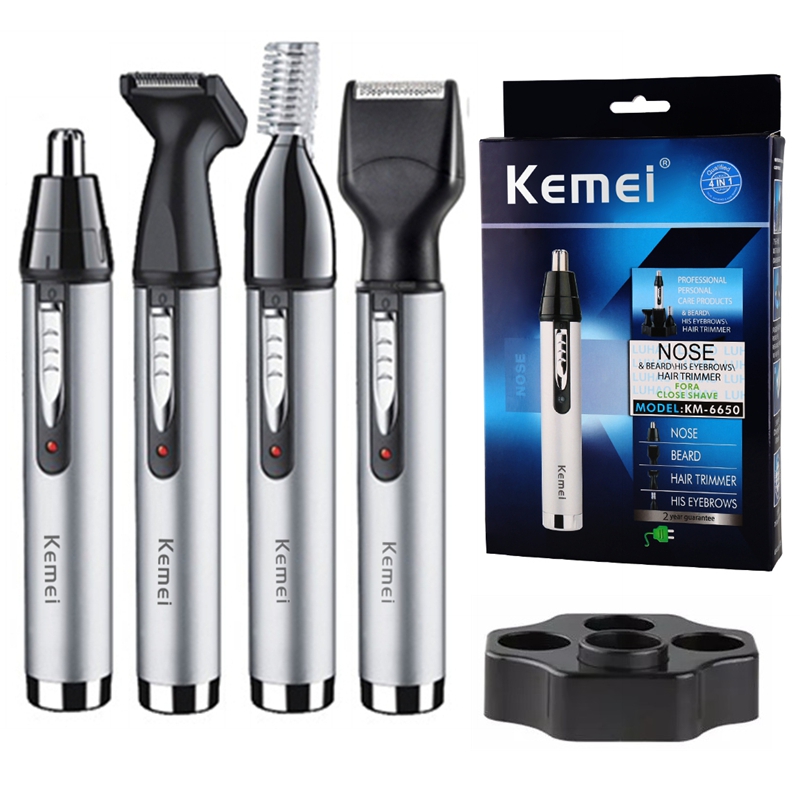 Men'S Grooming Nose Hair Trimmer - Kemei Oplaadbare alles-in-één tondeuse voor mannen/vrouwen