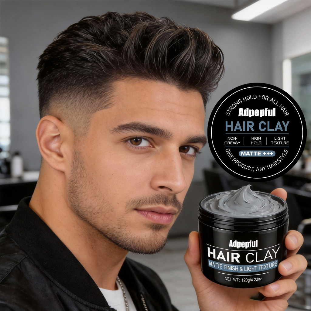 Pomade Hair Clay - Matte Finish Haarklei 120g Niet-vette Natuurlijke