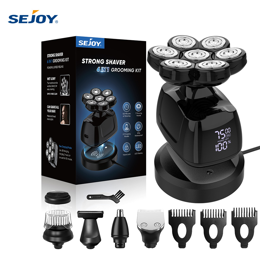 Men'S Grooming Blade - SEJOY Multifunctionele 7D Hoofdscheerapparaten voor kale