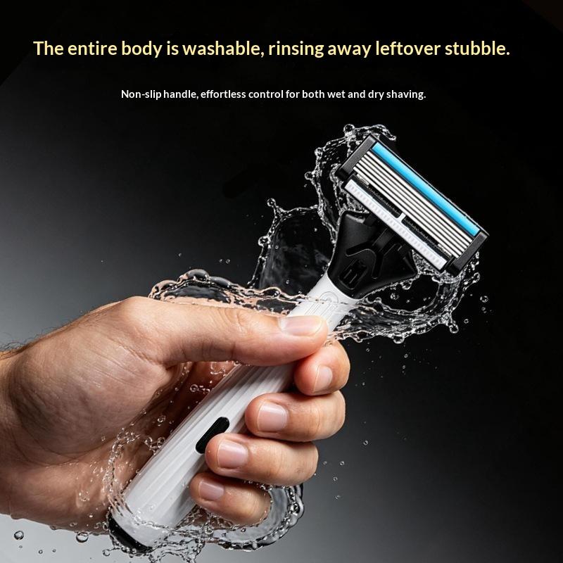 Handmatig scheermes met 6 mesj - Men'S Grooming Blade recensie en prijs