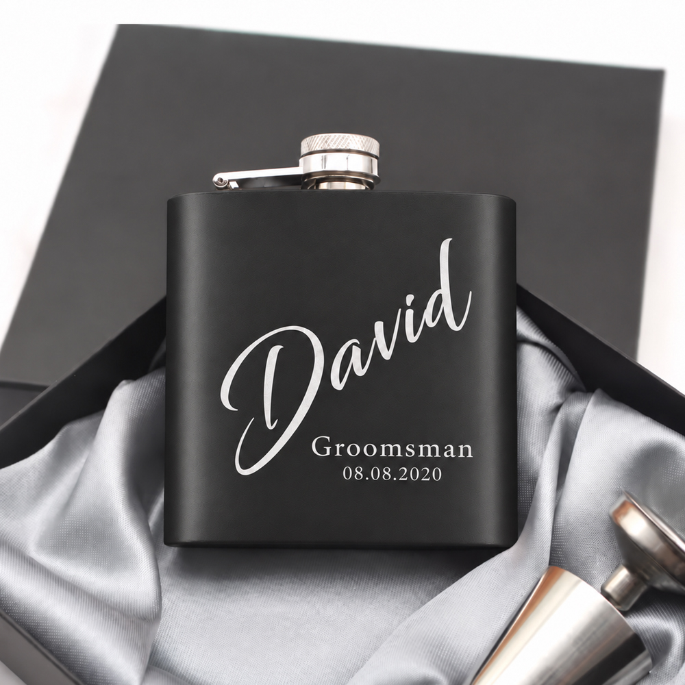 Gepersonaliseerde lederen fles - Men'S Grooming Wedding Day recensie en prijs