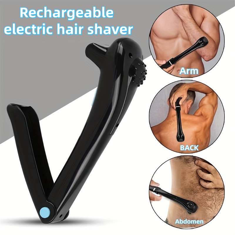 Oplaadbaar elektrisch rugschee - Men'S Grooming Blade recensie en prijs